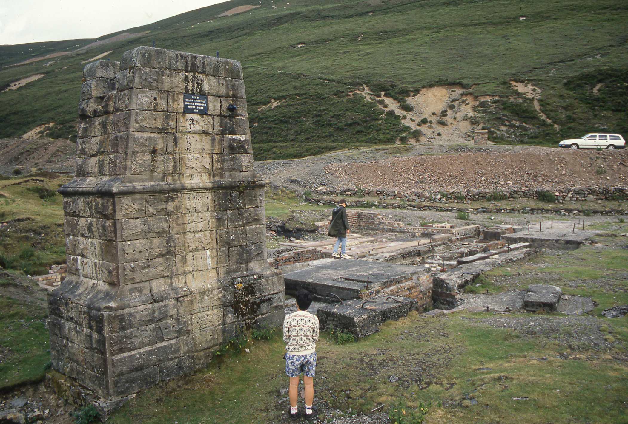 Scotland Rems of pump Bay Mine Walockhead Aug 1989
